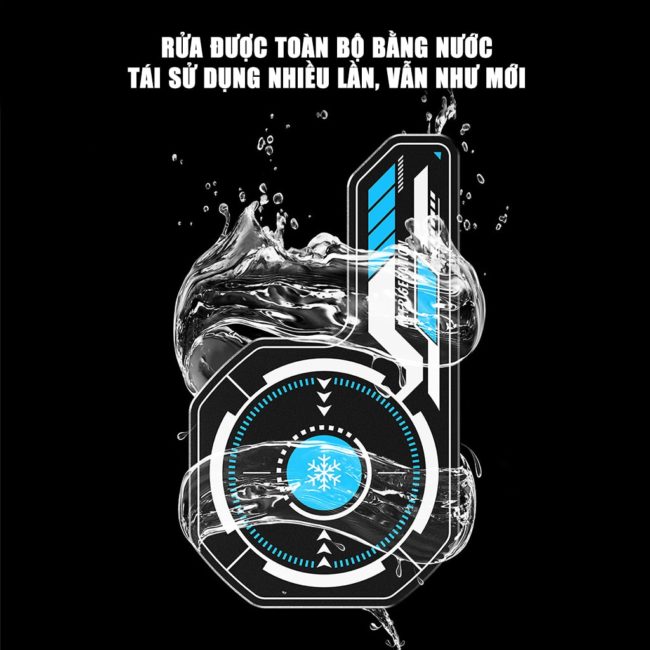Tấm dán tản nhiệt từ tính có lõi ống chất lỏng dẫn nhiệt hiệu suất cao V7 Pro dùng cho quạt tản nhiệt sò lạnh điện thoại
