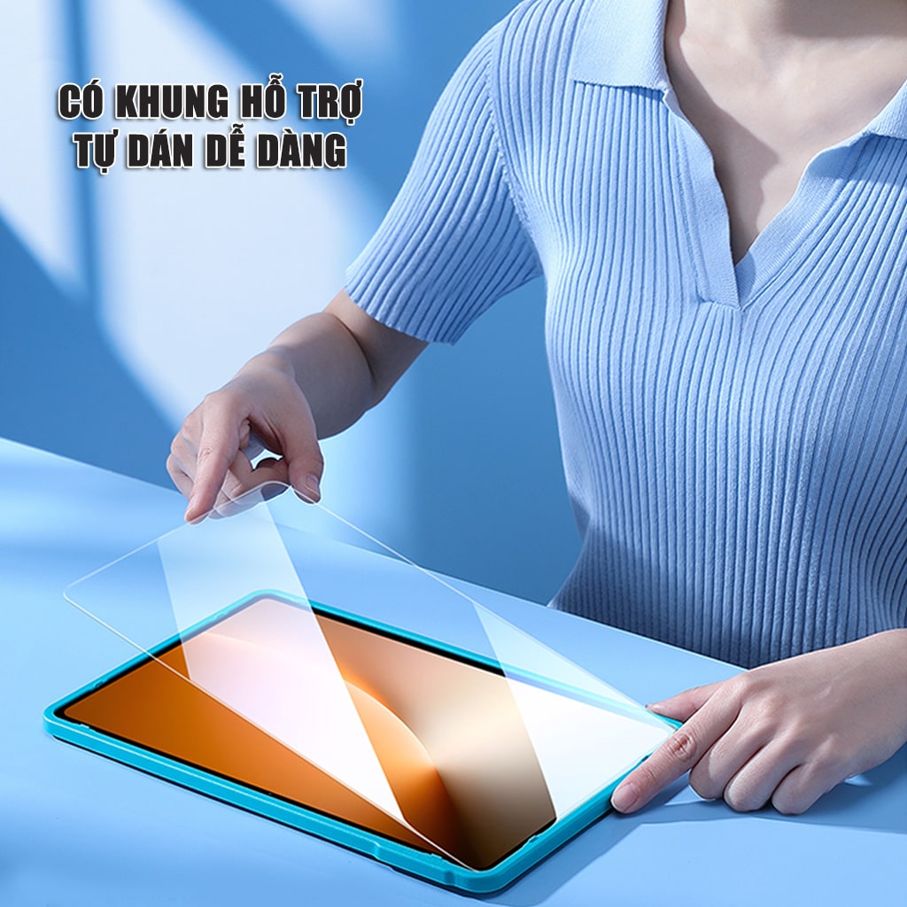 Kính cường lực Redmagic Pad 3 Pro full màn hình chính hãng Smart Devil có khung hỗ trợ dán
