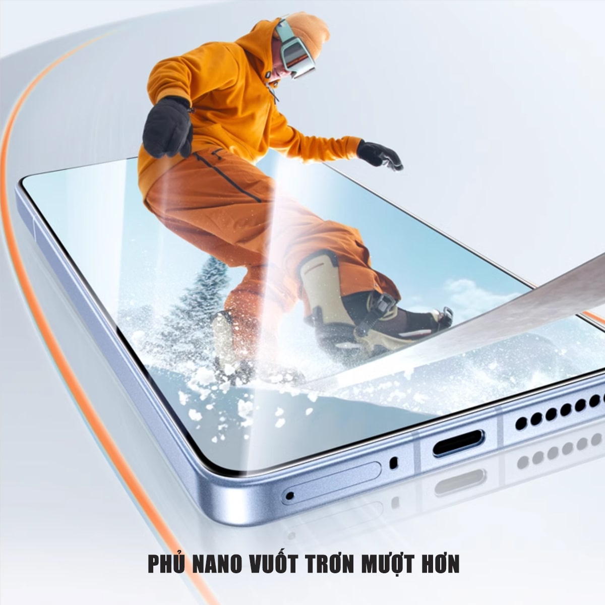 Kính cường lực Nubia RedMagic 11 Pro trong suốt full màn hãng Smart Devil có khung hỗ trợ dán