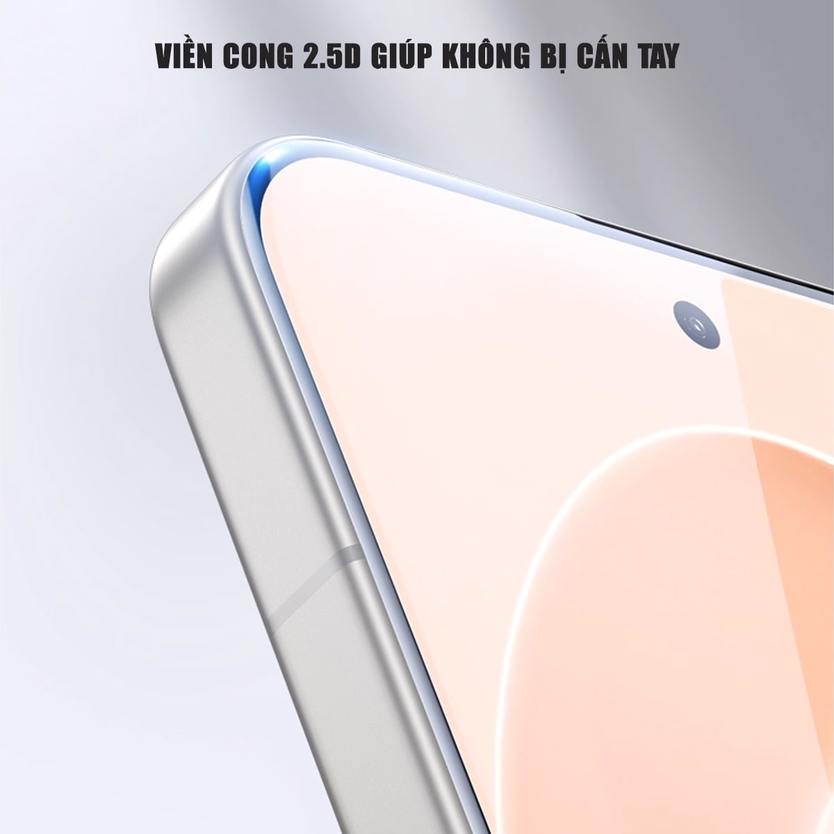 Kính cường lực Xiaomi Redmi K90 Pro Max trong suốt full màn hình Smart Devil có khung hỗ trợ dán