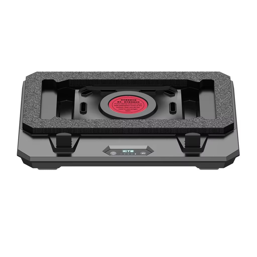 Đế tản nhiệt laptop IETS GT350 tản khí nén turbo 4000RPM quạt giảm nhiệt thực sự chuyên dụng cho máy tính đồ họa gaming