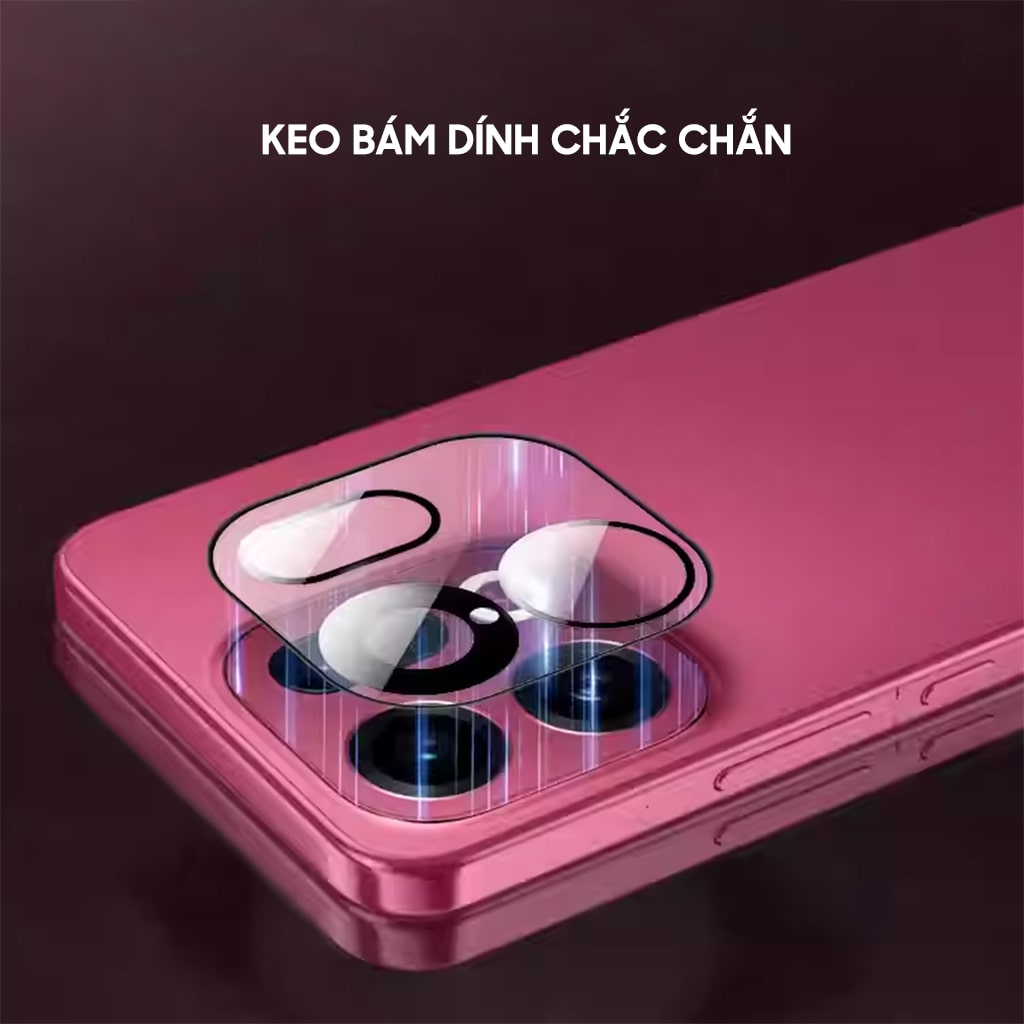 Kính cường lực dán camera Oppo Find X9 thấu kính nổi 3D cao cấp độ cứng 9H trong suốt chống trầy xước va đập