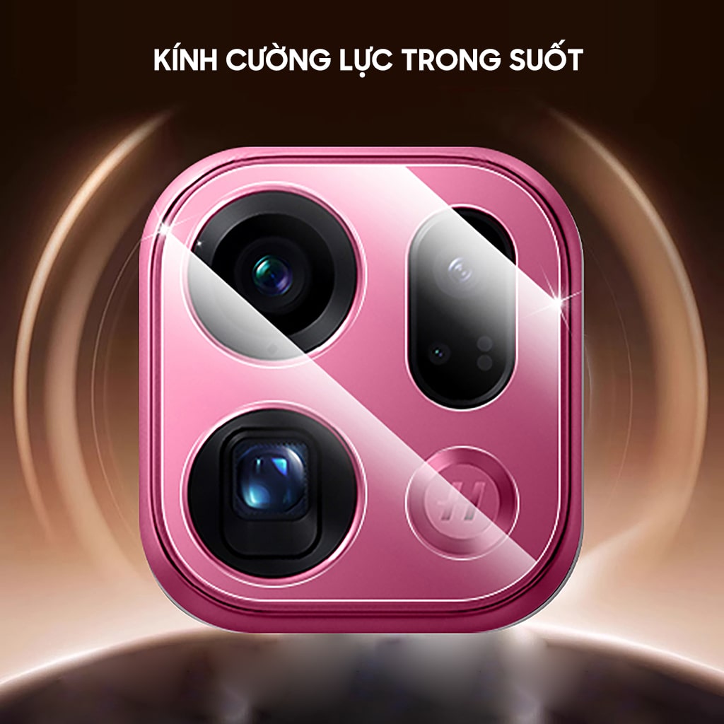 Kính cường lực dán camera Oppo Find X9 thấu kính nổi 3D cao cấp độ cứng 9H trong suốt chống trầy xước va đập